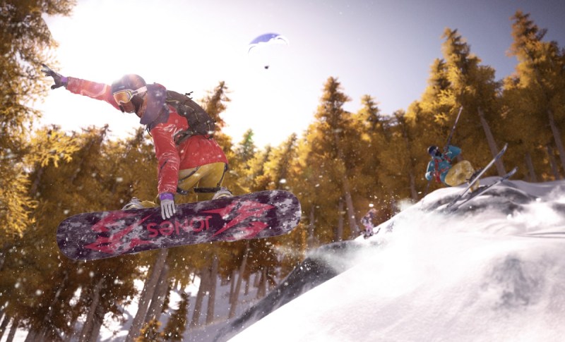 Snowboarding is one of the four sports in Steep.