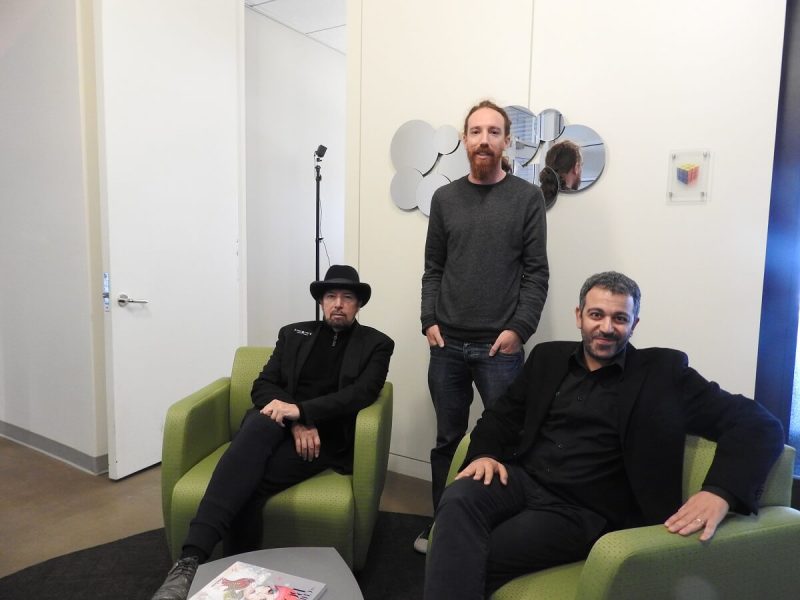 (Left) Jack Joseph Puig, Idan Egozy, and Tomer Elbaz of Waves Audio.