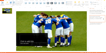 Microsoft Word and PowerPoint will use AI to automatically write photo descriptions