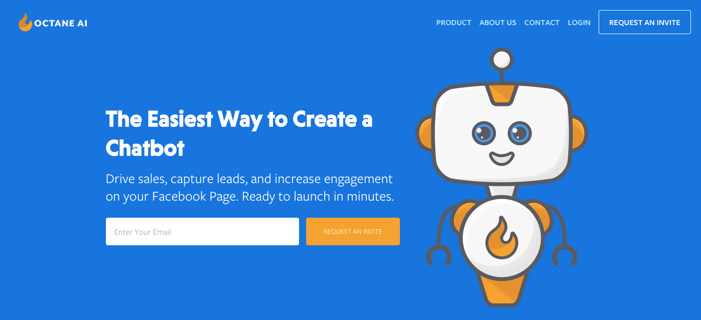 Octane.ai homepage