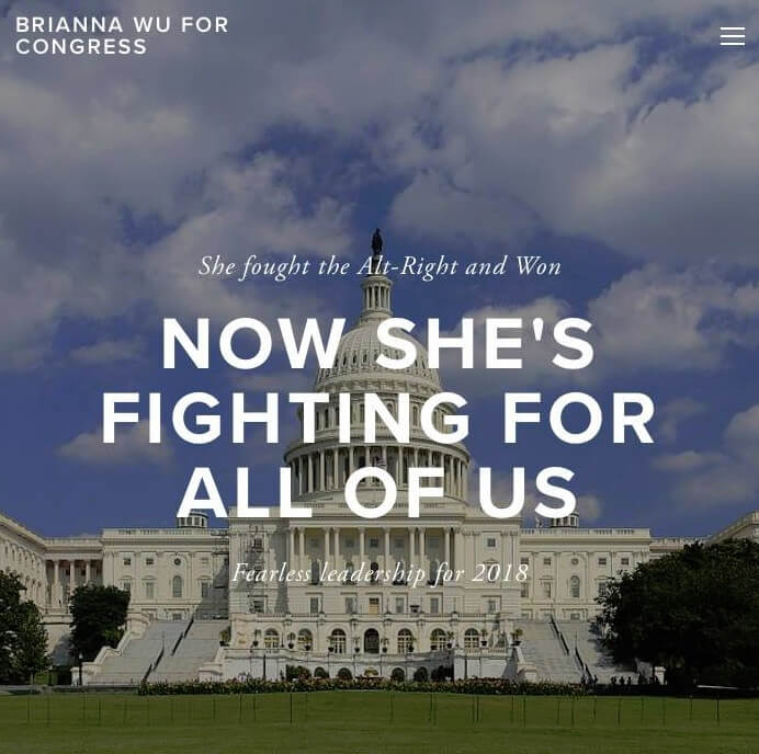 Brianna Wu has decided to run for Congress.