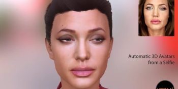 Loom.ai can automatically create a 3D avatar of your face from a single selfie