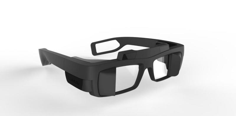 Lumus' augmented reality glasses.