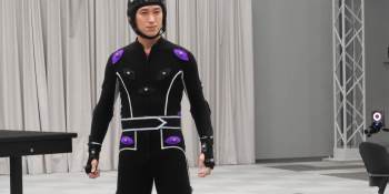 Square Enix’s mocap studio can capture and display an actor’s movements in real time