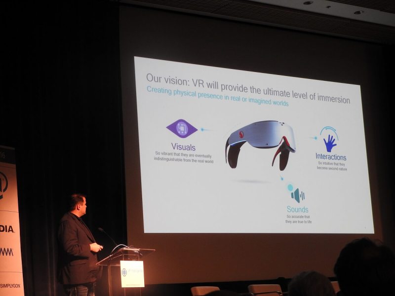 Tim Leland points out Qualcomm's vision for VR at VRX.