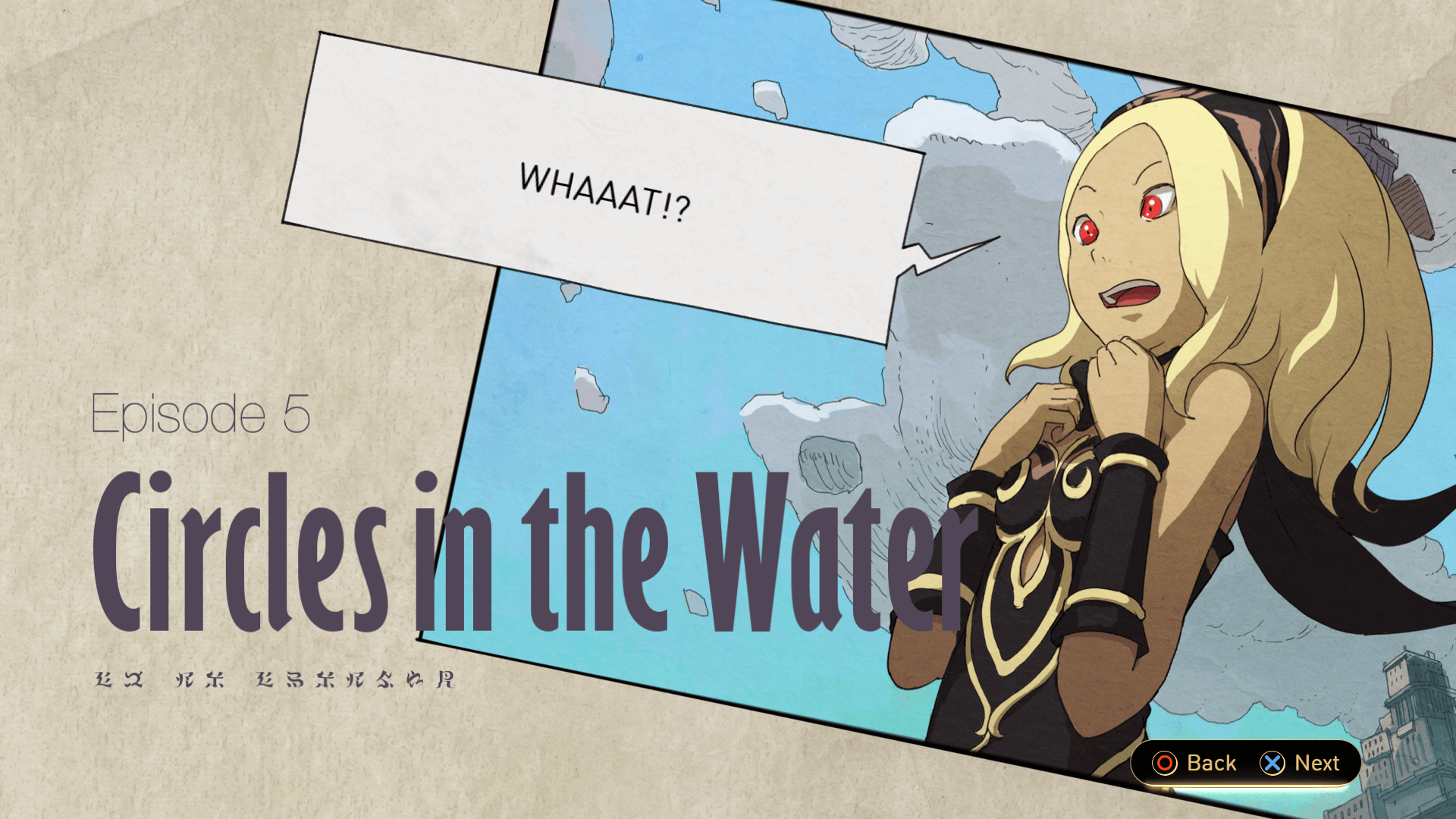 Gravity Rush 2 uses a comic book presentation for most of its cutscenes.