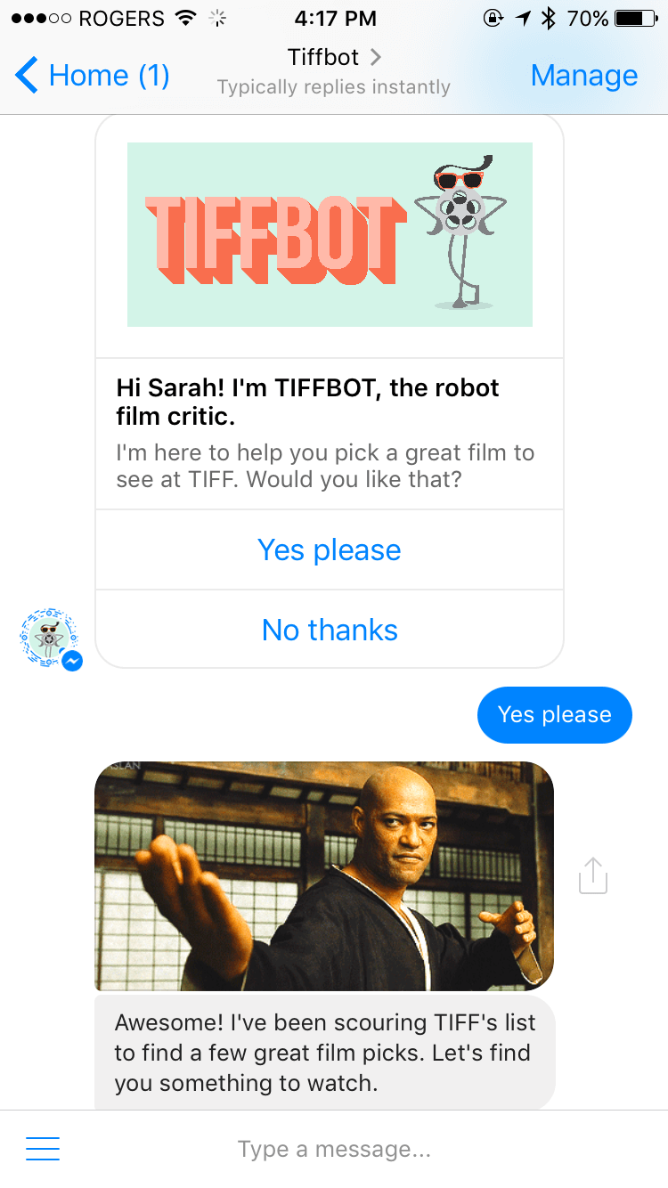 2nd photo - TIFFBOT