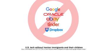 U.S. tech without Iranian immigrants: No eBay, Oracle, Google, Dropbox, Tinder