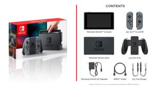Here's the full list of what is included in Switch's retail box.