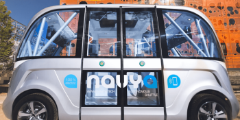 The first self-driving bus on U.S. public streets is carrying passengers in Las Vegas