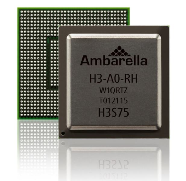 Ambarella's H3 is an 8K system-on-a-chip.