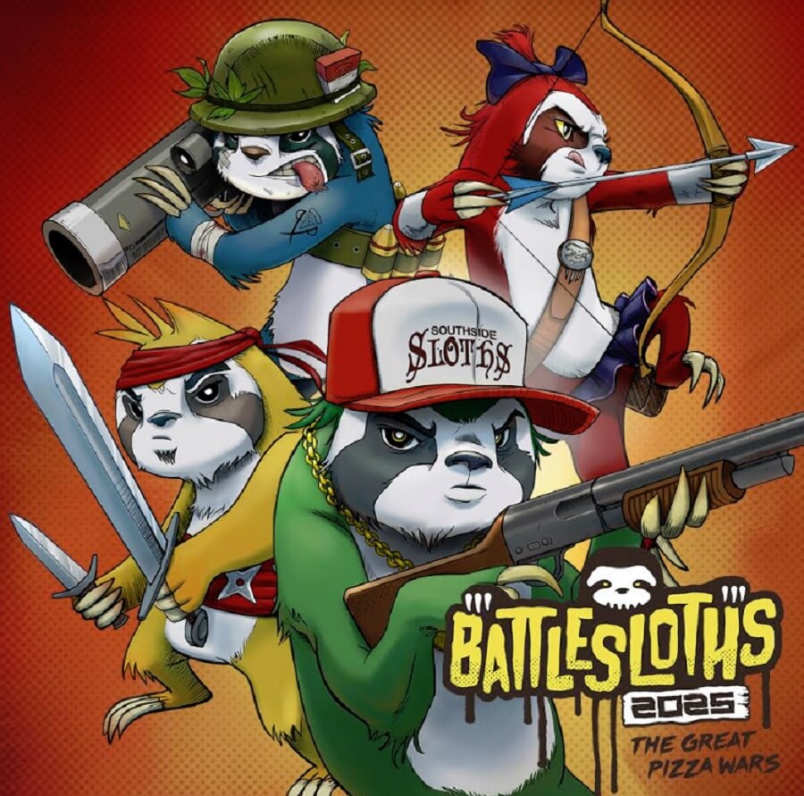 Battlesloths 2025: The Great Pizza Wars
