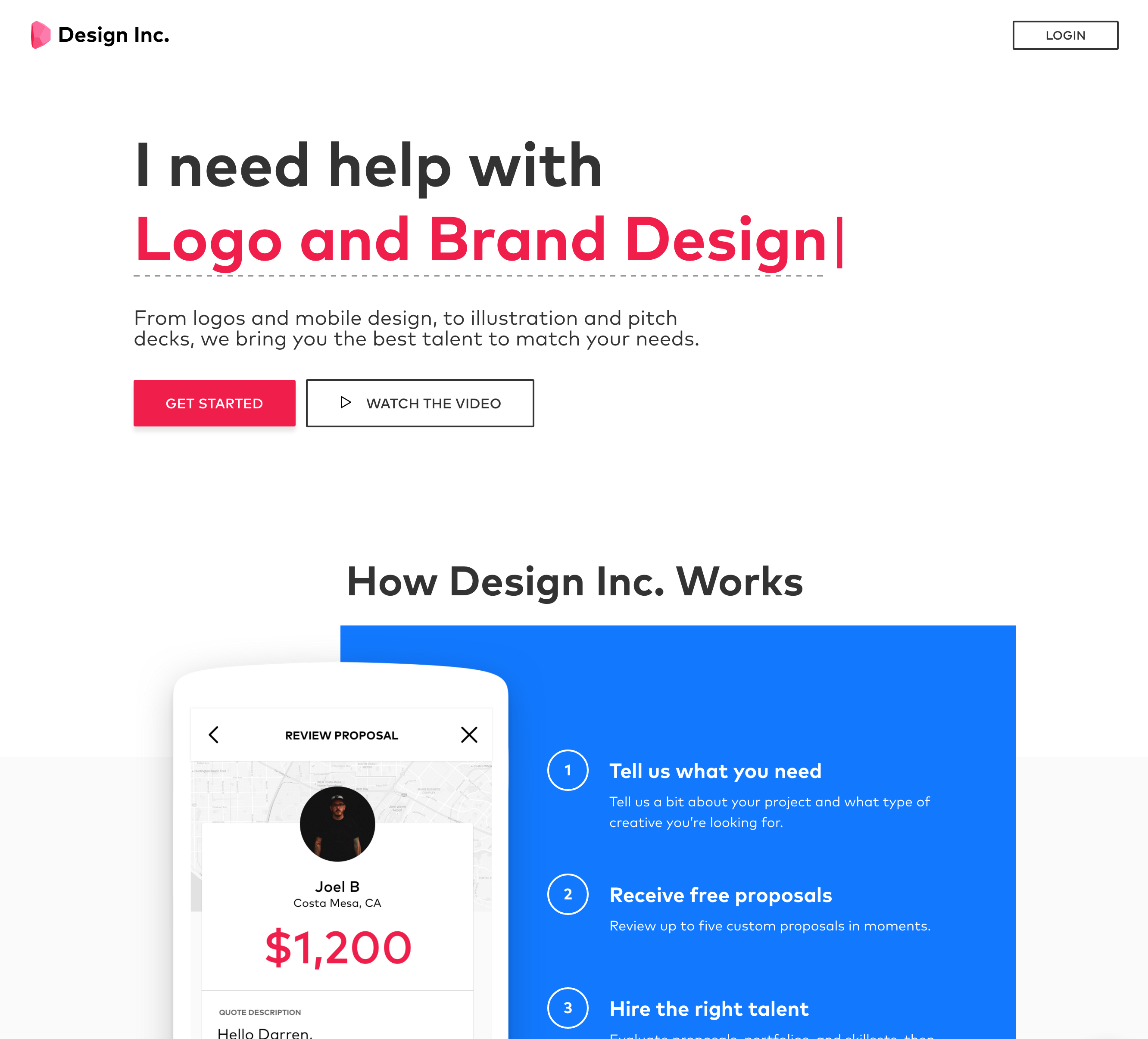 Design, Inc. website