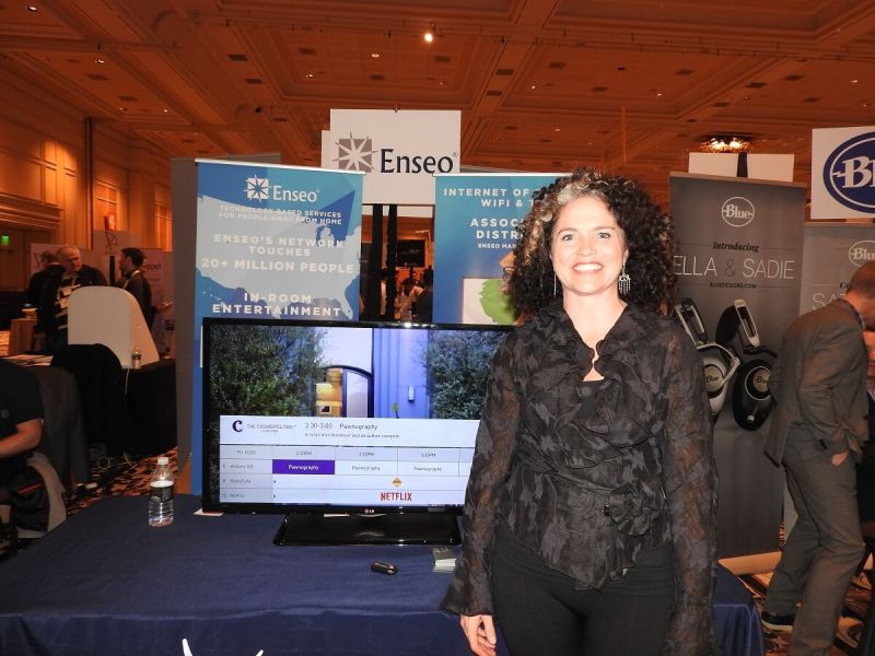 Vanessa Ogle, CEO of Enseo, at CES 2017.