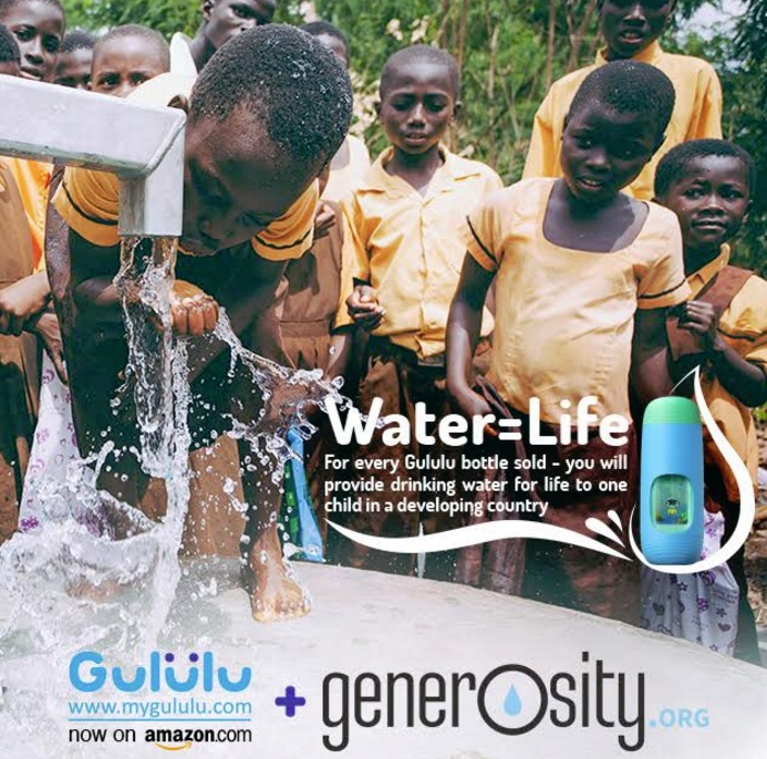 Gululu and Generosity.org are teaming up to create new water sources for children in the developing world.