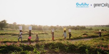 Smart water bottle maker Gululu partners with Generosity.org to improve drinking water sources