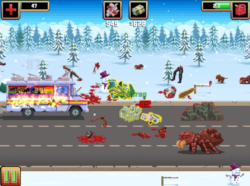 Gunman Taco Truck is an action game.
