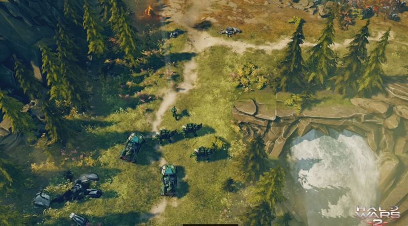 Halo Wars 2 single-player mission Ascension teaches you how to move through a map.