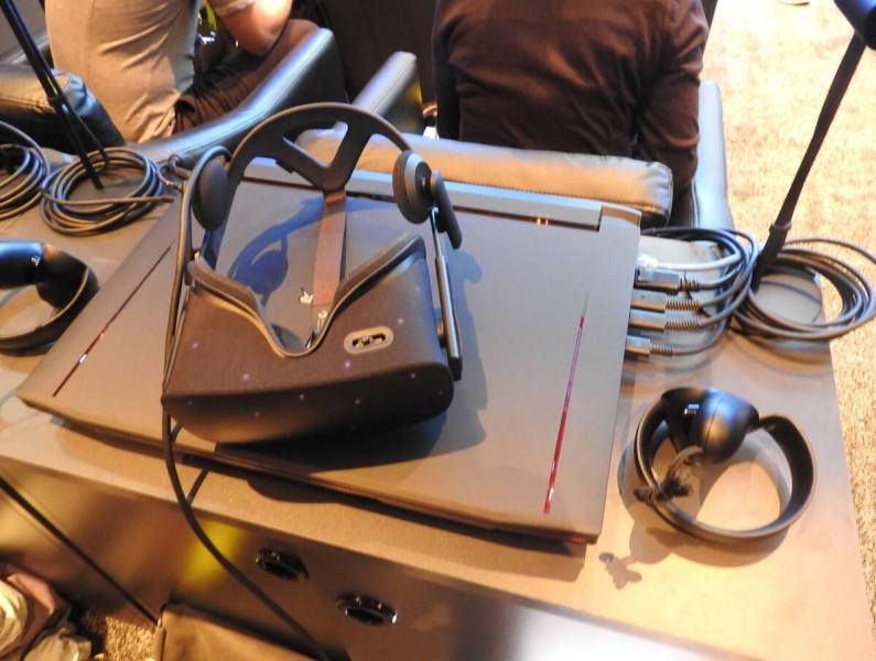 Intel had an Oculus Rift headset at every seat at its CES 2017 press event.