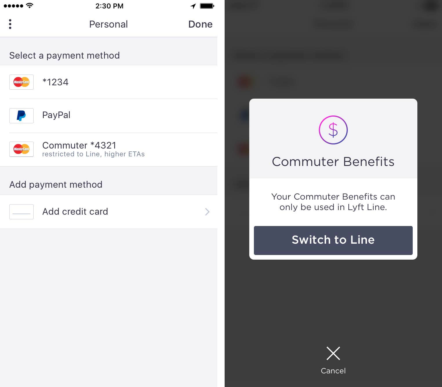 Lyft now lets you use commuter benefits to pay for Line rides.