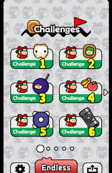 There are six mini games in Ninja Spinki Challenges