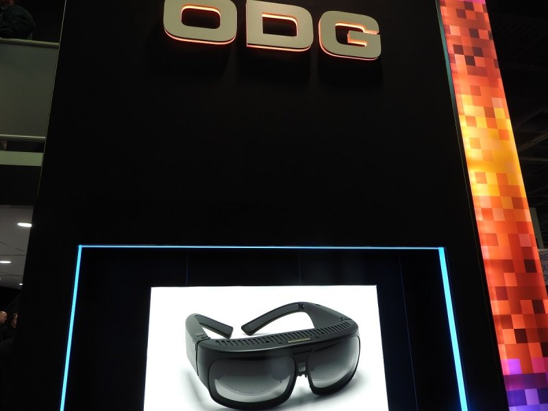 ODG's booth at CES 2017.