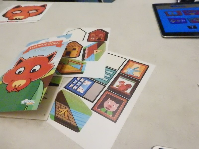 Get Qurious combines an iPad and physical cards.