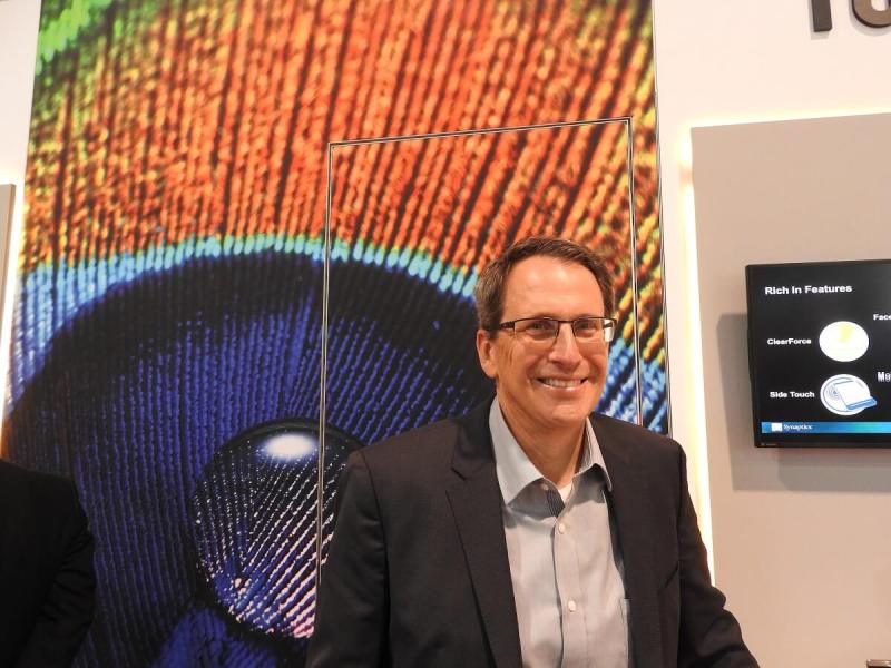 Rick Bergman is CEO of Synaptics, the maker of touchscreen modules and other interface sensors. 