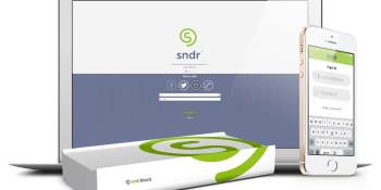 SndrBlock will let you send huge files and secure messages