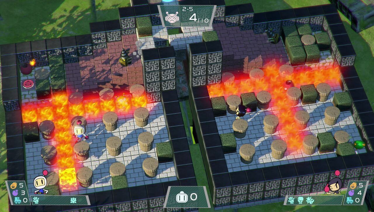Things get a little explosive in the newest Bomberman title. 