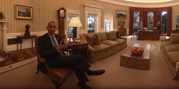The People’s House: The Obamas show off the White House in virtual reality