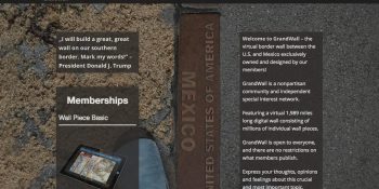 Here’s your chance to help build Trump’s Mexican wall in virtual reality
