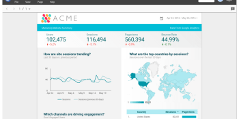 Google removes restrictions from free version of Data Studio, its tool for creating customized reports