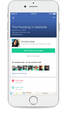 Facebook has launched its Community Help tool within Safety Check.
