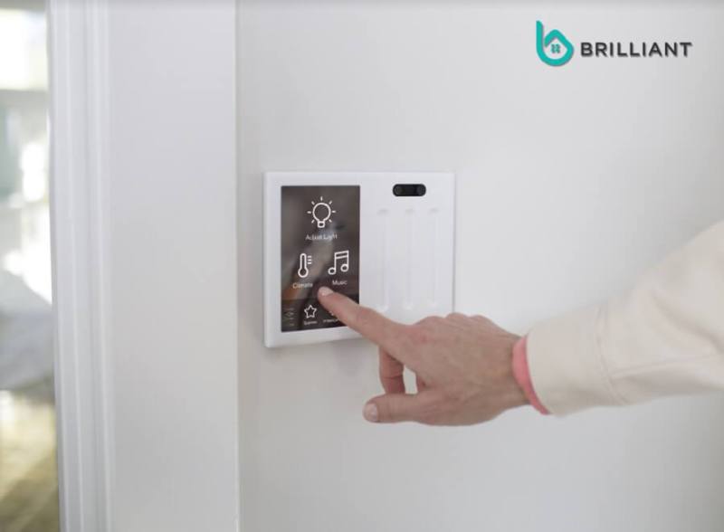 Brilliant Controls can replace light switches in your home.