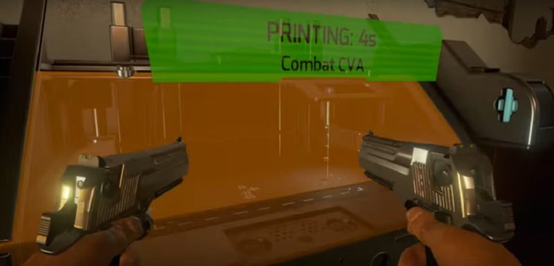 You can 3D print your own guns in Earthfall.