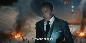 Mobile Strike’s $5 million Super Bowl ad has Arnold Schwarzenegger rehashing his famous one-liners