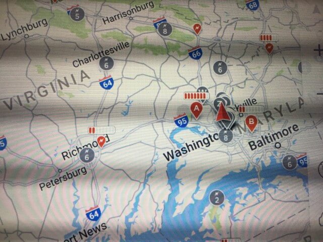 Tesla Supercharger live status