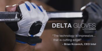 PureCarbon’s smart weightlifting Delta Gloves count your reps