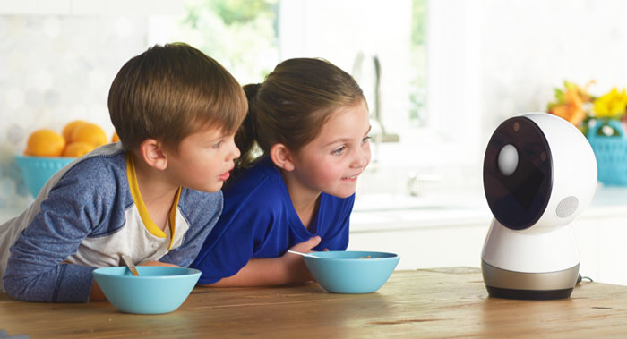 Jibo’s team gave the robot a friendly “Pixar” look & feel through movement, voice, and emotional expressions. Image Credit: Jibo, Inc / Gary Sloan.