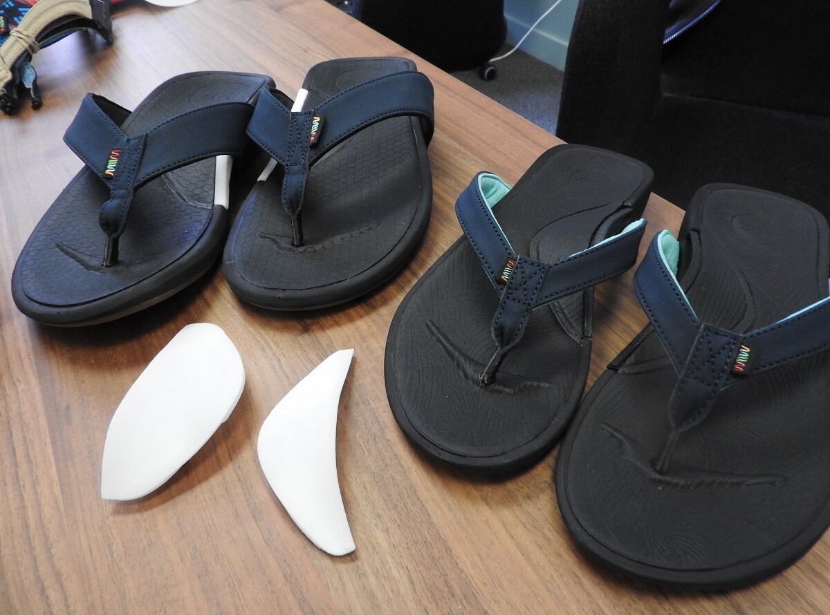 Wiivv flip-flops.
