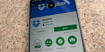 Dropbox for Android now lets you scan and save documents