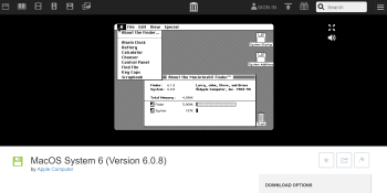 Internet Archive now lets you emulate early Macintosh software