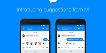 Facebook Messenger gets M assistant-powered suggested responses