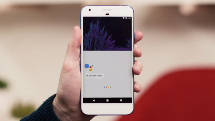 Google Assistant on a Pixel smartphone.