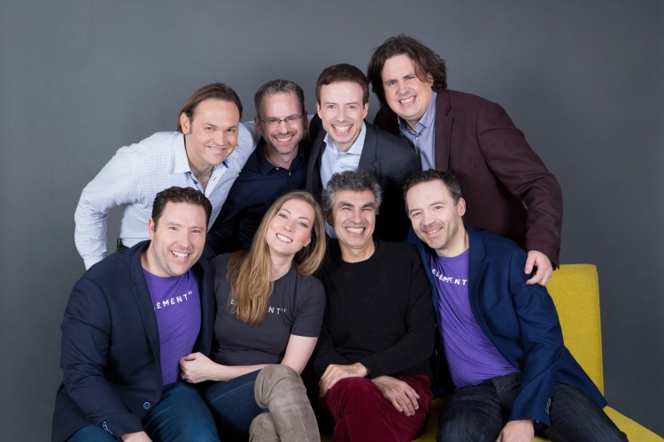 The Element AI executive team.