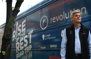 This photo shows Steve Case's Rise of the Rest is a nationwide effort to work closely with entrepreneurs in emerging startup ecosystems.