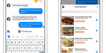 Facebook’s M now serves up Food Network recipe suggestions