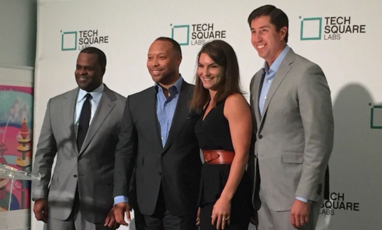This photos shows a A recent event at TechSquare Labs in Atlanta, Georgia.