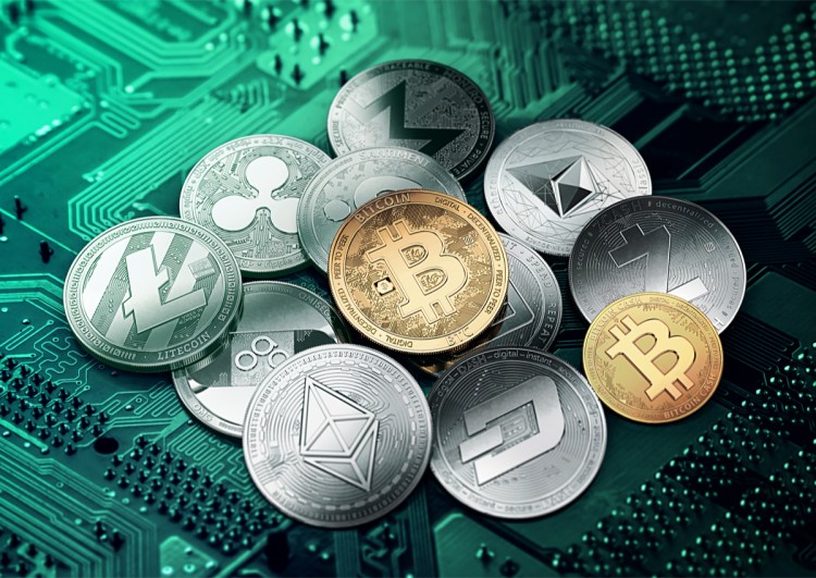 cryptocurrency concept